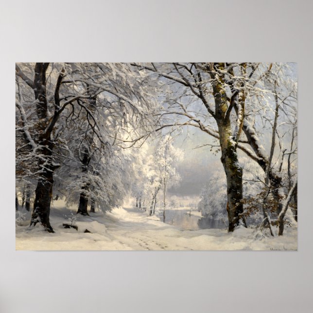 Poster Floresta de Inverno (Frente)