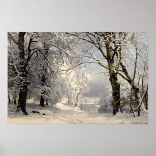 Poster Floresta de Inverno