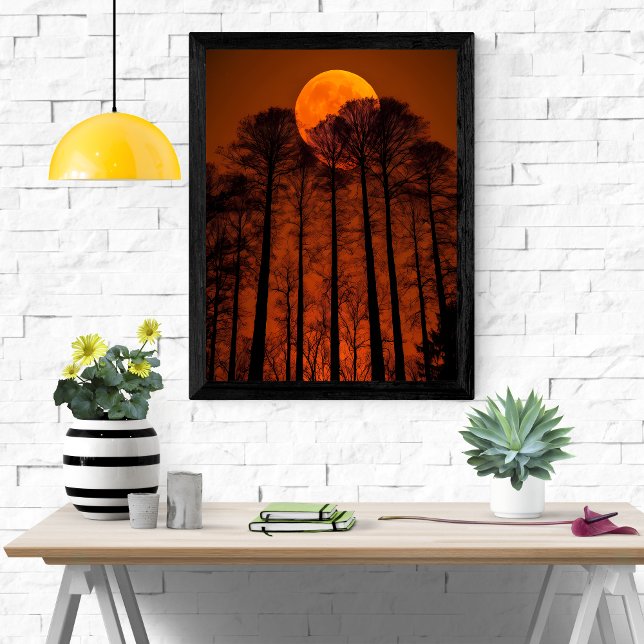 Poster Floresta de Lua Sanguínea (Criador carregado)