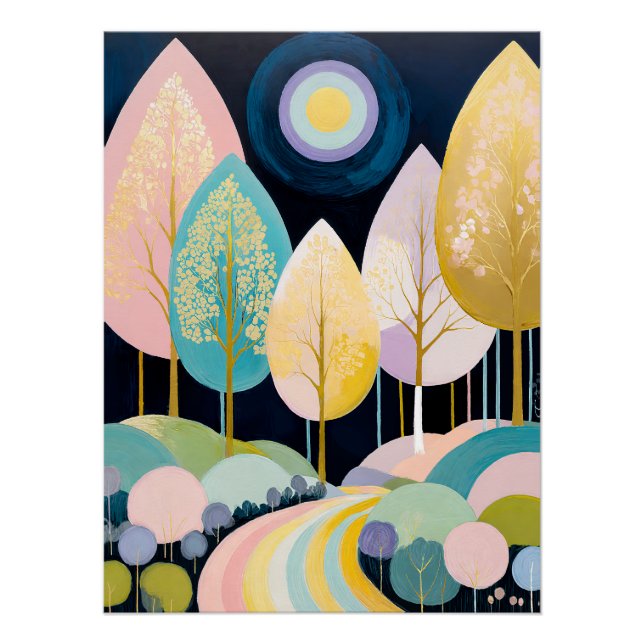 Póster Floresta de Lumina (Frente)