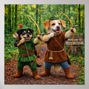 Poster "Floresta de Sherwood"