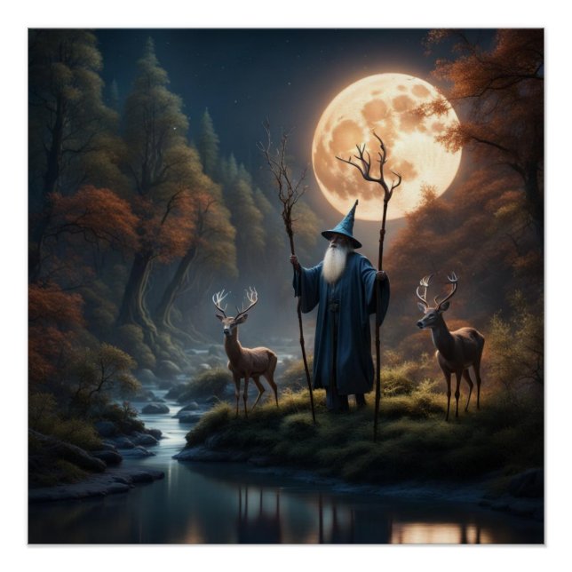 Póster Floresta do assistente (Frente)