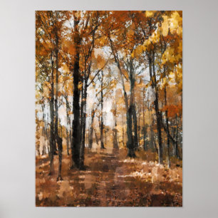 Poster Floresta do outono