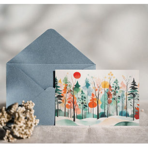 Poster Floresta do outono