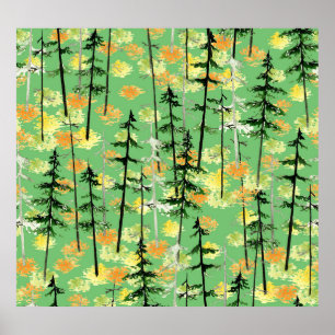 Poster Floresta do outono: Beleza Natural Sem Perfeição