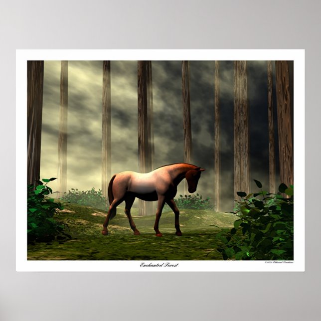 Póster Floresta Encantada (Frente)