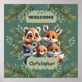 Poster Floresta Encantada Mundo Mágico