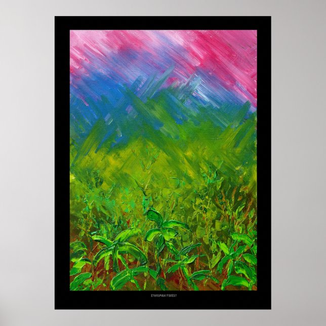 Póster Floresta Etíope (Frente)