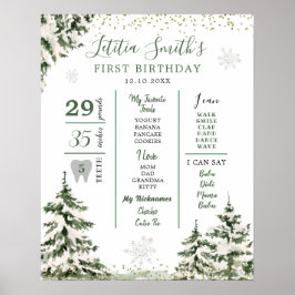 Poster Floresta Holandesa de inverno Primeiro Marco de An