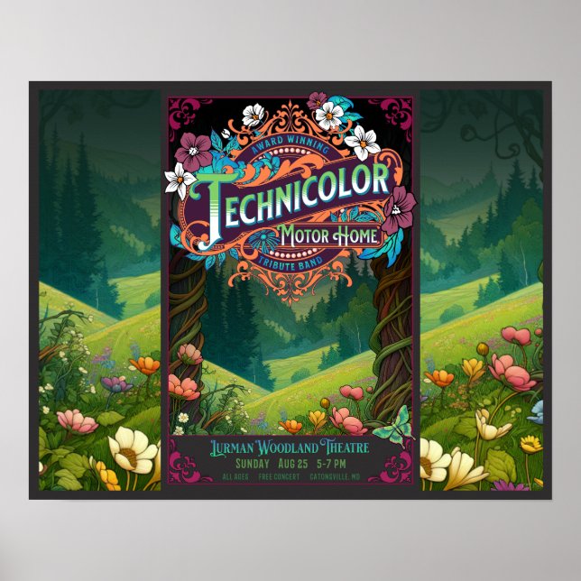 Poster Floresta Lurman de TMH 16 x 20 (Frente)