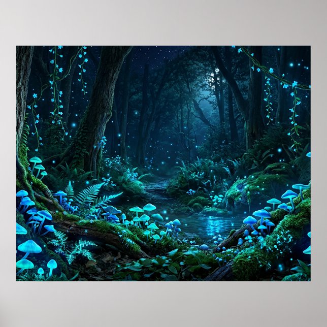 Poster Floresta Mágica (Frente)