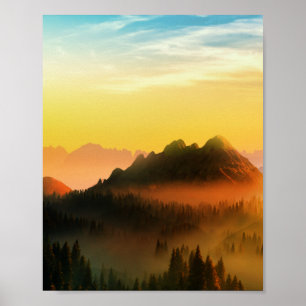 Poster FLOResta MONTANHAS ORVALHO MATINAL