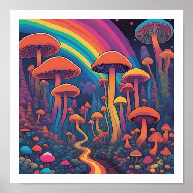 Poster Floresta Mushroom (Frente)