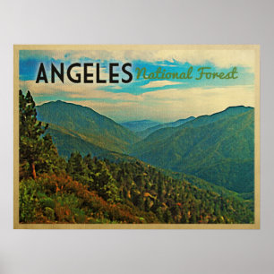 Póster Floresta nacional de Angeles