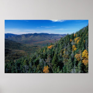Póster Floresta Nacional de White Mountain, NH. A vista d