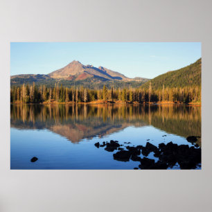 Póster Floresta Nacional Deschutes, Lago Sparks