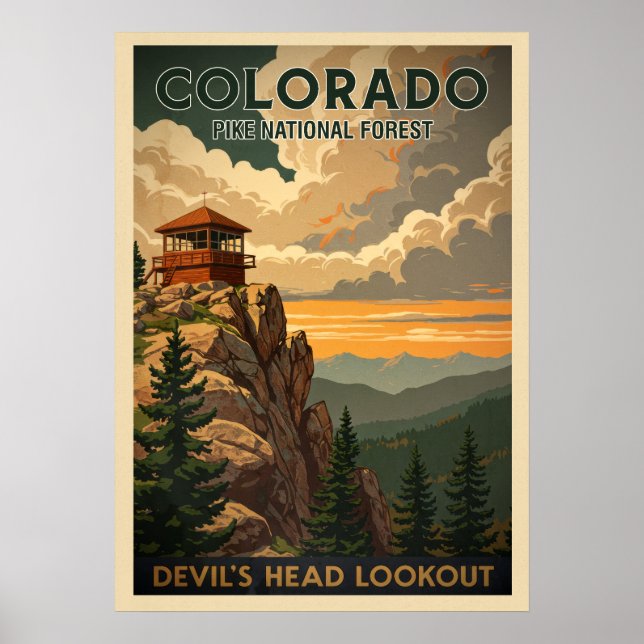 Poster Floresta Nacional Pike - Perspectivas do Diabo V01 (Frente)