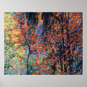 Póster Floresta no outono