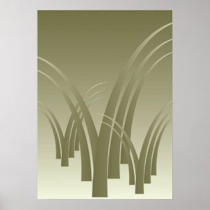 Poster floresta ouro