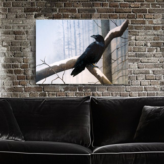 Póster Floresta Raven de inverno (Criador carregado)