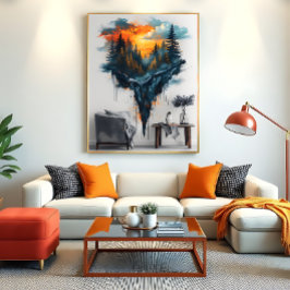 Poster Floresta Suspensa Sonhadora