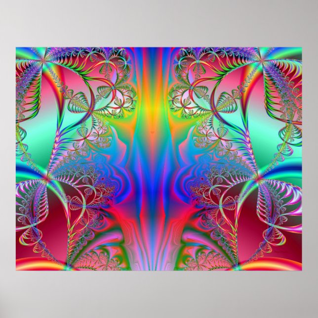 Póster Floresta Tropical (Frente)