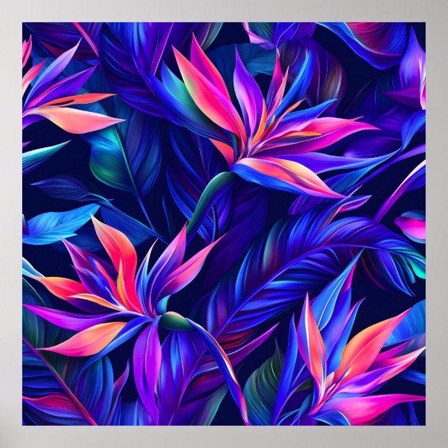 Poster Floresta Tropical de Midnight (Frente)