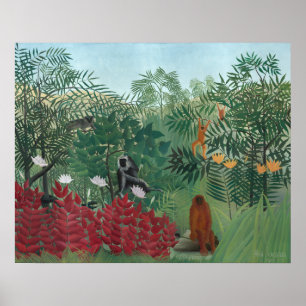 Poster Floresta Tropical - Henri Rousseau Fine Art