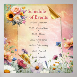 Poster Florestas de primavera e Verão