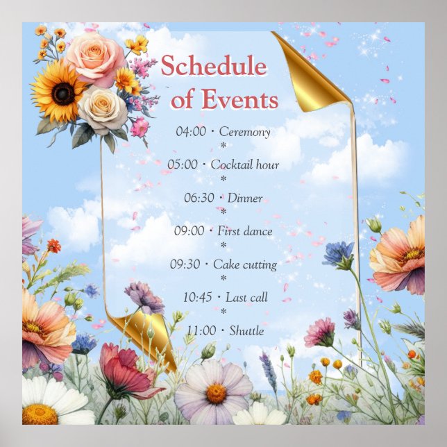 Poster Florestas de primavera e Verão (Frente)