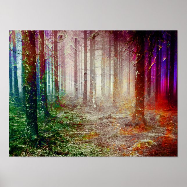 Poster Florestas Pintadas (Frente)
