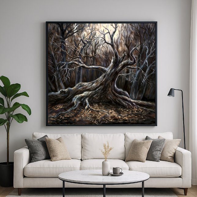 Poster Florestas Torcidas - Estilo de Ilustração da Natur (Criador carregado)