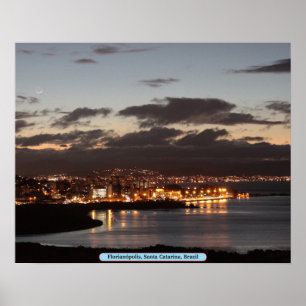 Póster Florianópolis, Papais noeis Catarina, Brasil