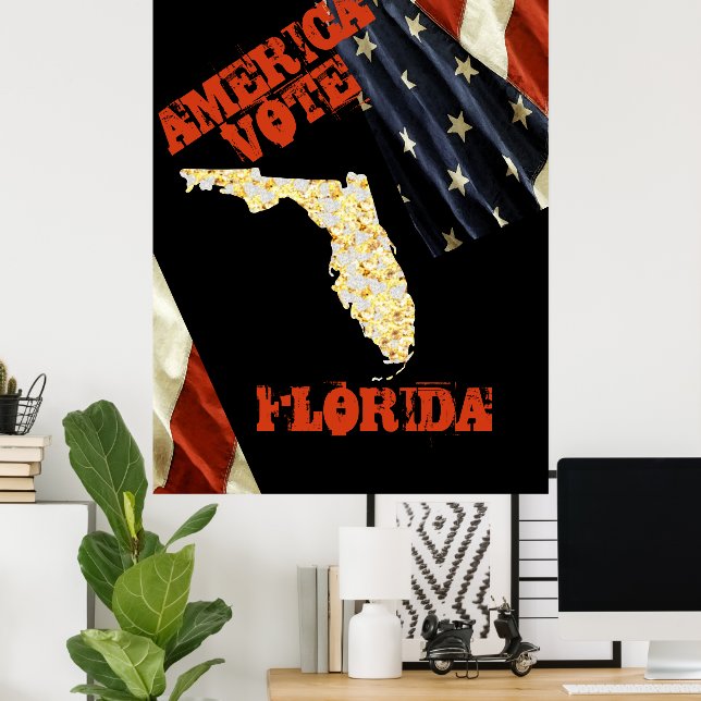 POSTER FLORIDA (Escritório em casa)
