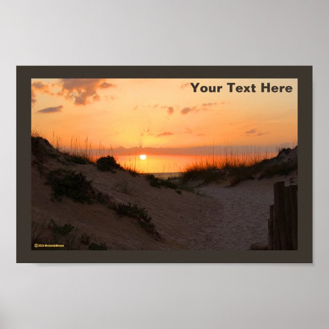 Poster Florida Beach Sunset (Frente)