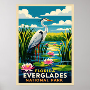 Poster Florida Everglades National Park V04