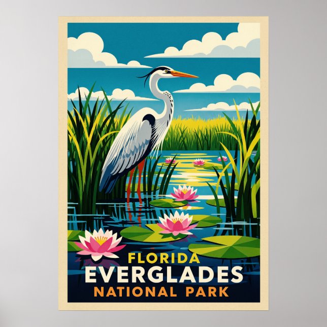 Poster Florida Everglades National Park V04 (Frente)