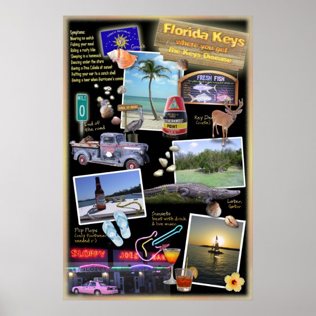 Poster Florida Keys (Frente)