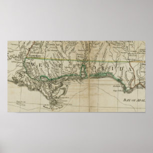 Poster Florida ocidental britânico