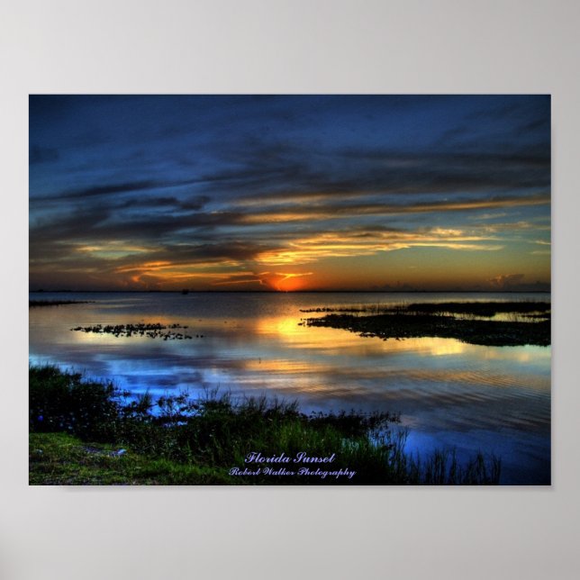 Poster Flórida Sunset (Frente)