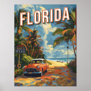 Poster Florida Vintage