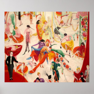 Poster Florine Stettheimer  Liquidação de Primavera na Be