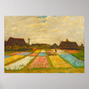 Poster Flower Beds na Holanda por van Gogh