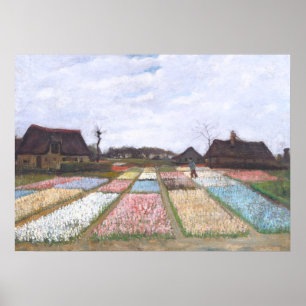Póster Flower Beds na Holanda por Vincent van Gogh