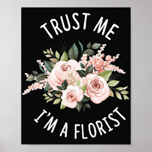 Poster Flower Lover   Acredita Que Sou Florista