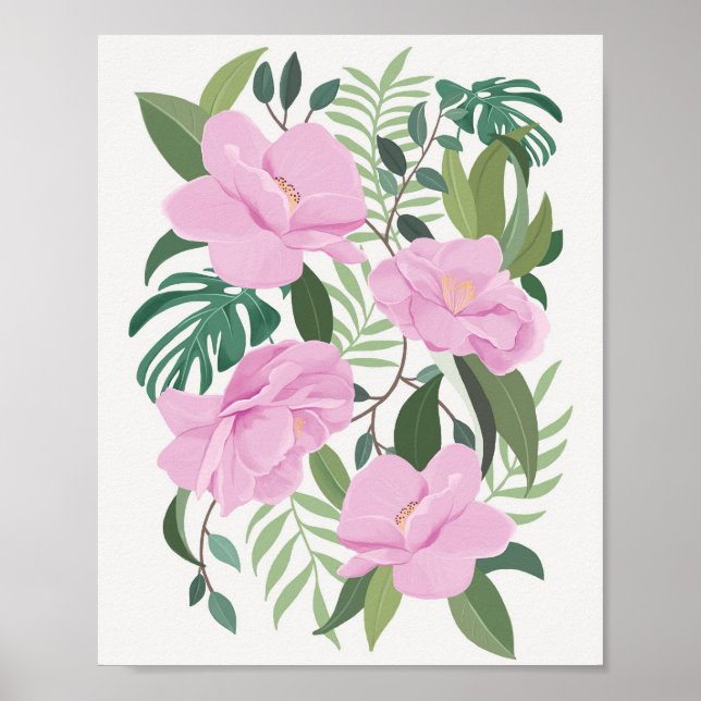 Poster Flower Lover | Jardim da Flor Secreto (Frente)