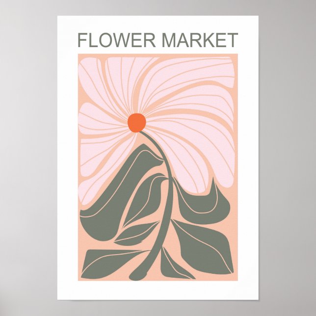 Poster Flower Market A3 (Frente)