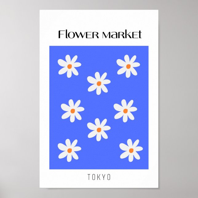 Poster Flower Market Tokyo (Frente)