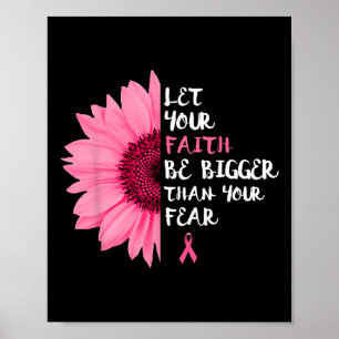 Poster Flower-mês de consciência do câncer de mama - Fris