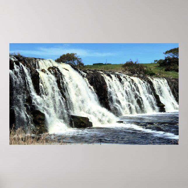 Poster Flowing Waters of Hopkins Falls (Frente)